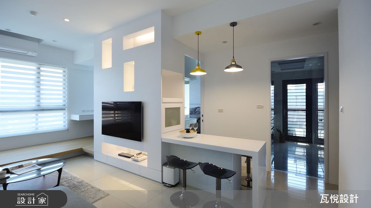 22坪新成屋(5年以下)＿現代風客廳吧檯臥榻案例圖片＿瓦悅設計有限公司＿瓦悅_39之5