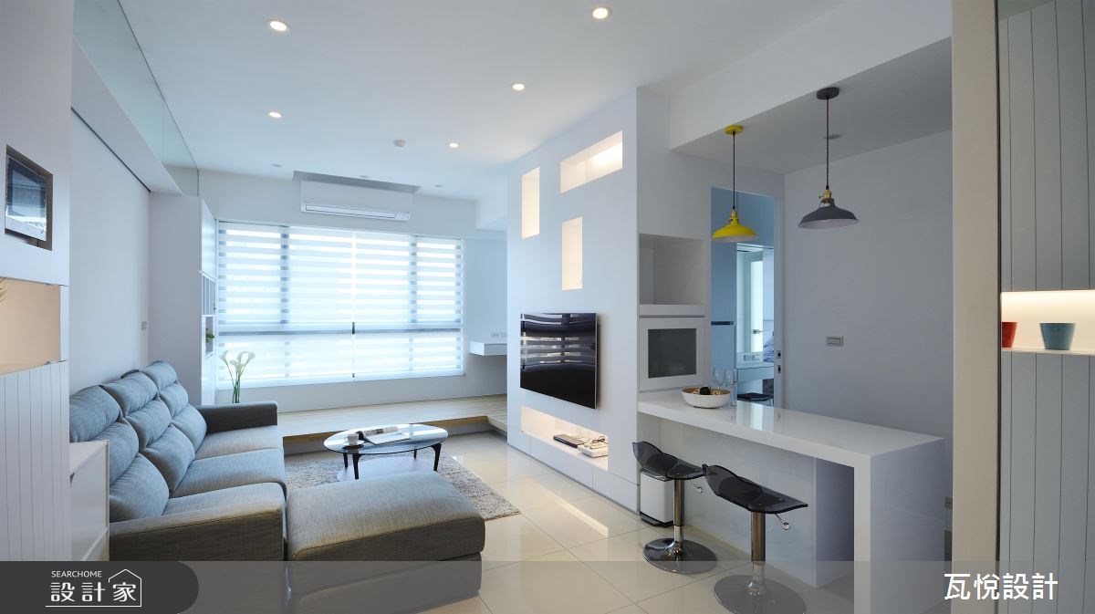 22坪新成屋(5年以下)＿現代風客廳臥室臥榻案例圖片＿瓦悅設計有限公司＿瓦悅_39之6