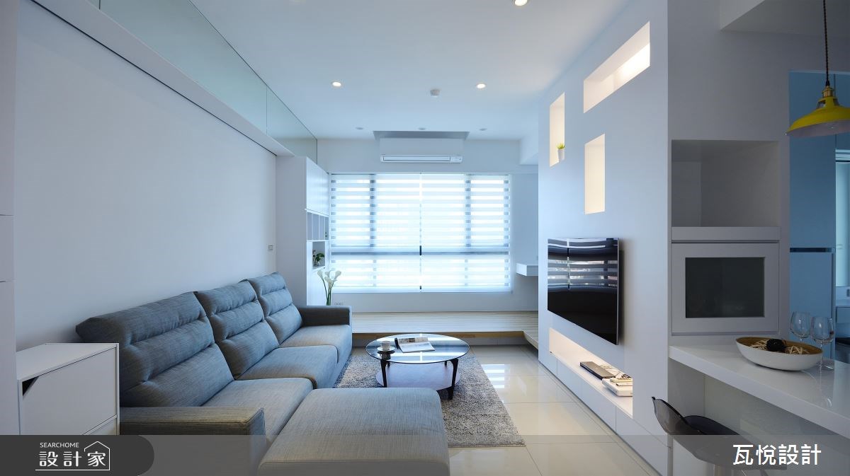 22坪新成屋(5年以下)＿現代風客廳吧檯臥榻案例圖片＿瓦悅設計有限公司＿瓦悅_39之7