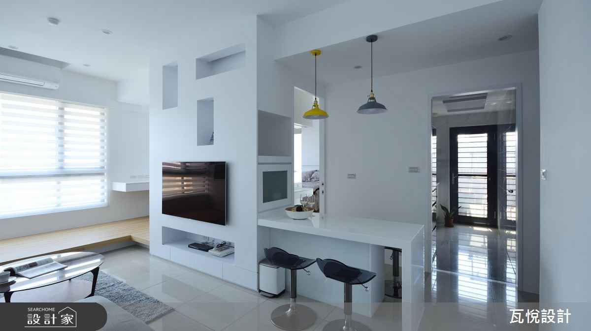 22坪新成屋(5年以下)＿現代風客廳臥榻案例圖片＿瓦悅設計有限公司＿瓦悅_39之9