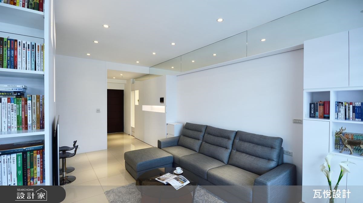 22坪新成屋(5年以下)＿現代風玄關客廳案例圖片＿瓦悅設計有限公司＿瓦悅_39之10