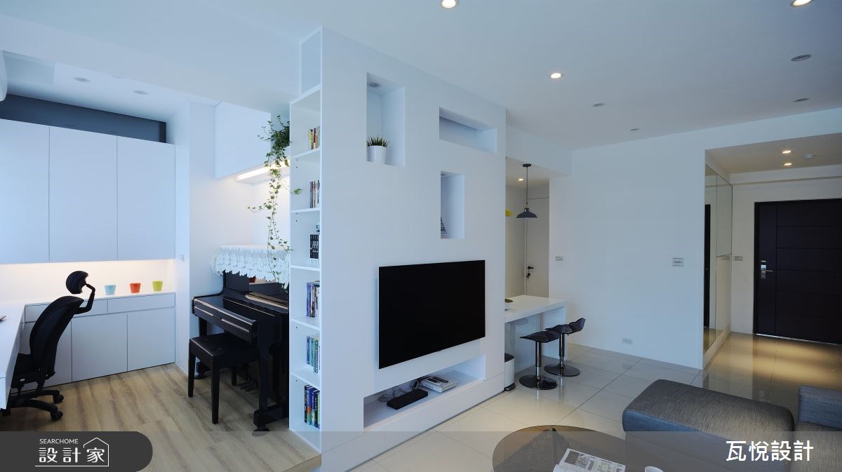 22坪新成屋(5年以下)＿現代風客廳書房案例圖片＿瓦悅設計有限公司＿瓦悅_39之12