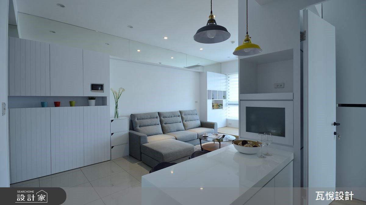 22坪新成屋(5年以下)＿現代風玄關客廳臥榻案例圖片＿瓦悅設計有限公司＿瓦悅_39之24