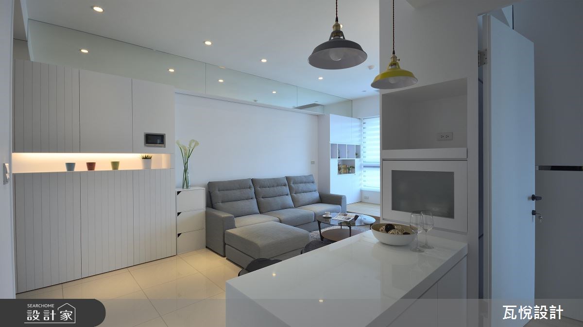 22坪新成屋(5年以下)＿現代風玄關客廳案例圖片＿瓦悅設計有限公司＿瓦悅_39之25