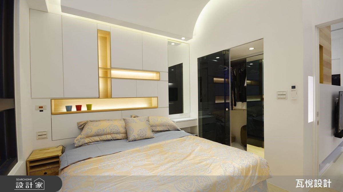 14坪新成屋(5年以下)＿現代風臥室案例圖片＿瓦悅設計有限公司＿瓦悅_41之19