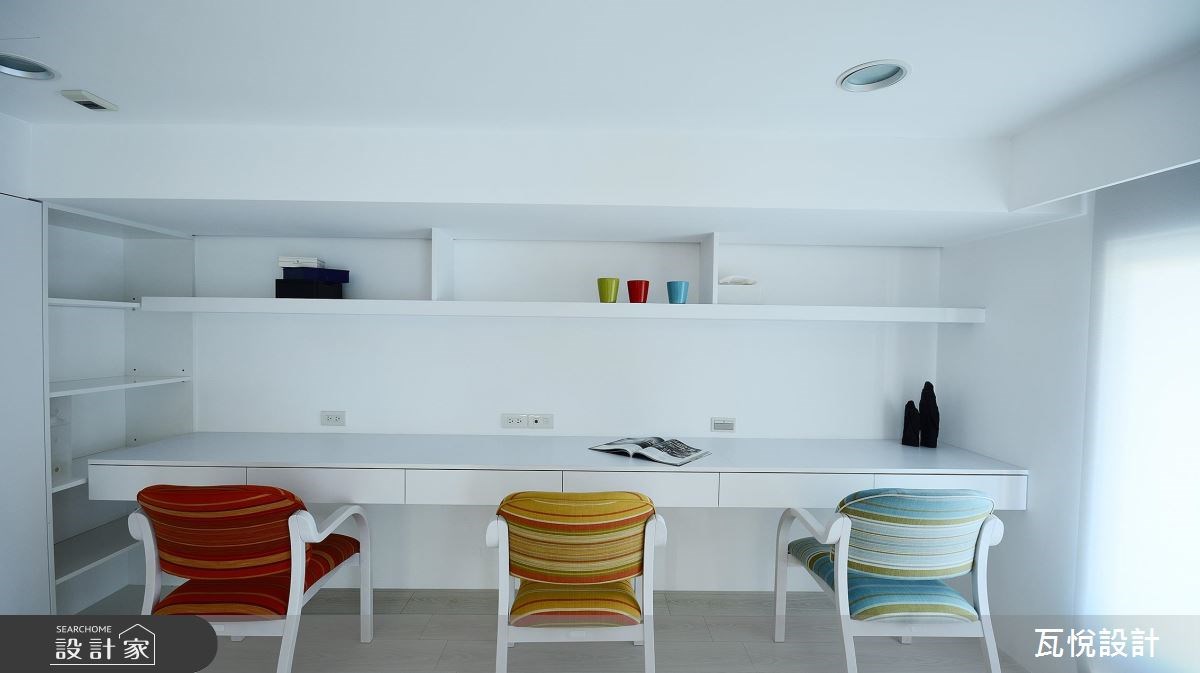 50坪中古屋(5~15年)＿北歐風書房案例圖片＿瓦悅設計有限公司＿瓦悅_42之24