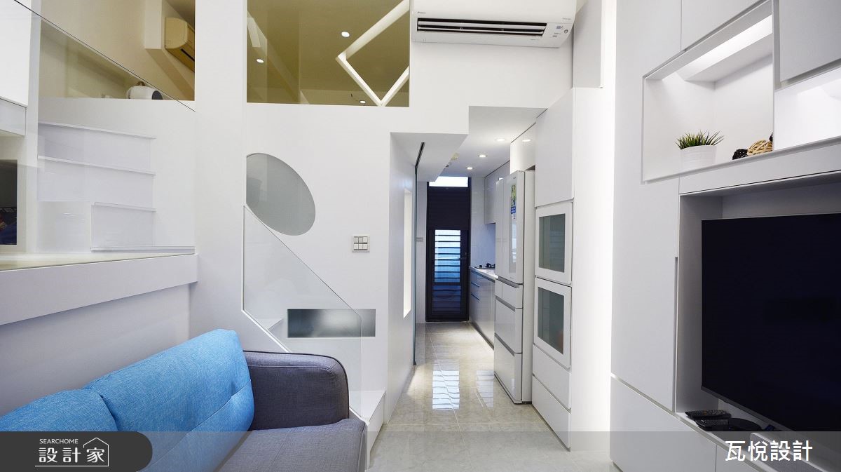 8坪中古屋(5~15年)＿現代風客廳案例圖片＿瓦悅設計有限公司＿瓦悅_43之3