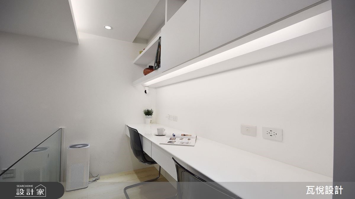 8坪中古屋(5~15年)＿現代風書房案例圖片＿瓦悅設計有限公司＿瓦悅_43之15