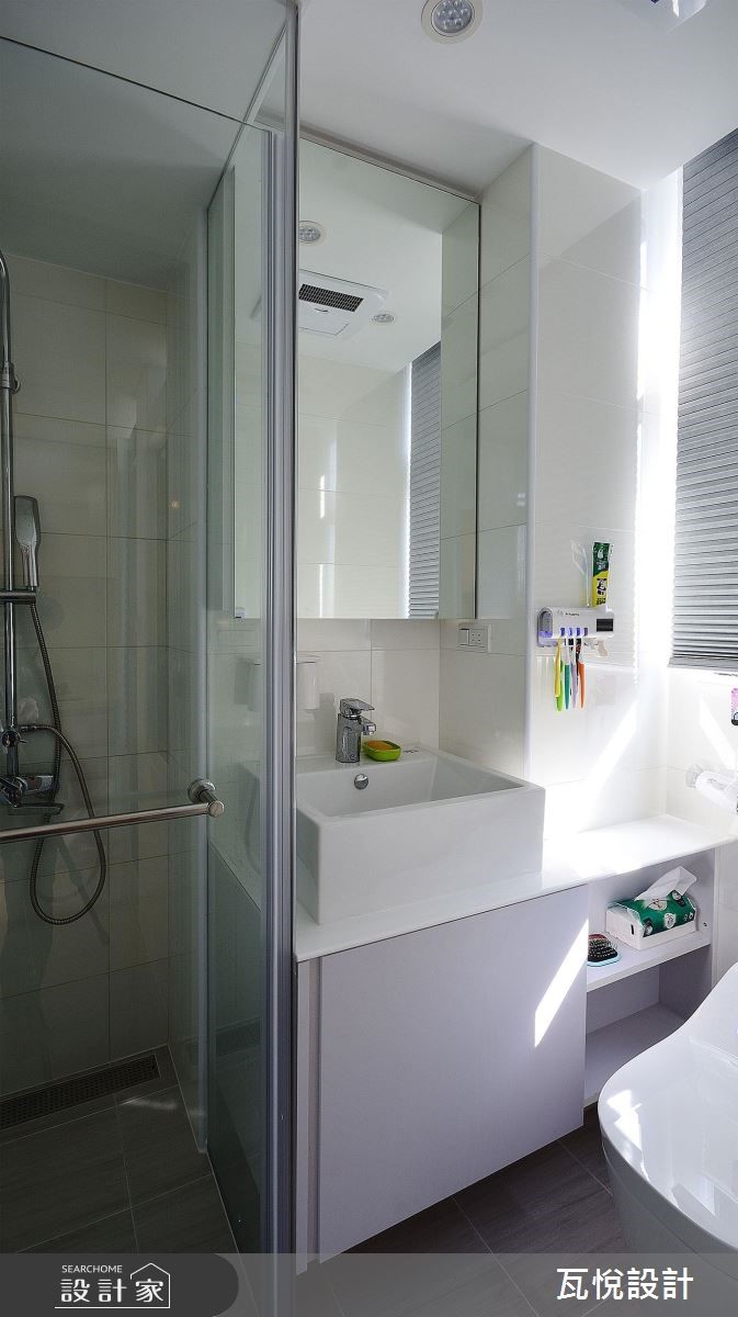 8坪中古屋(5~15年)＿現代風浴室案例圖片＿瓦悅設計有限公司＿瓦悅_43之27