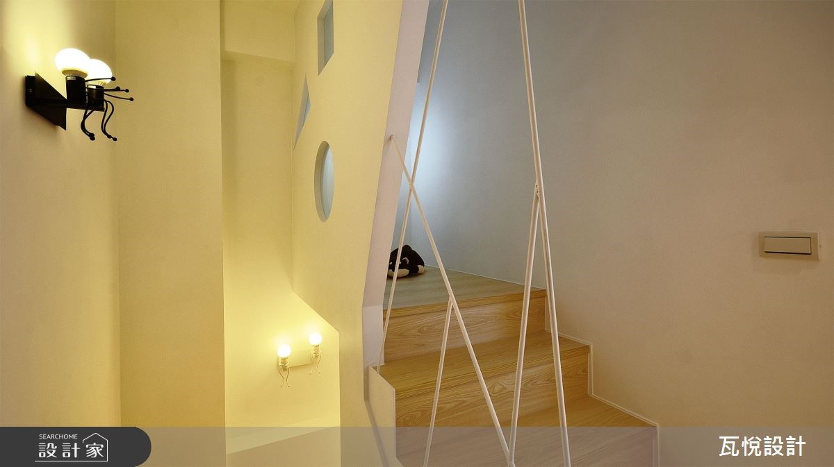 34坪老屋(16~30年)＿現代風樓梯案例圖片＿瓦悅設計有限公司＿瓦悅_45之24