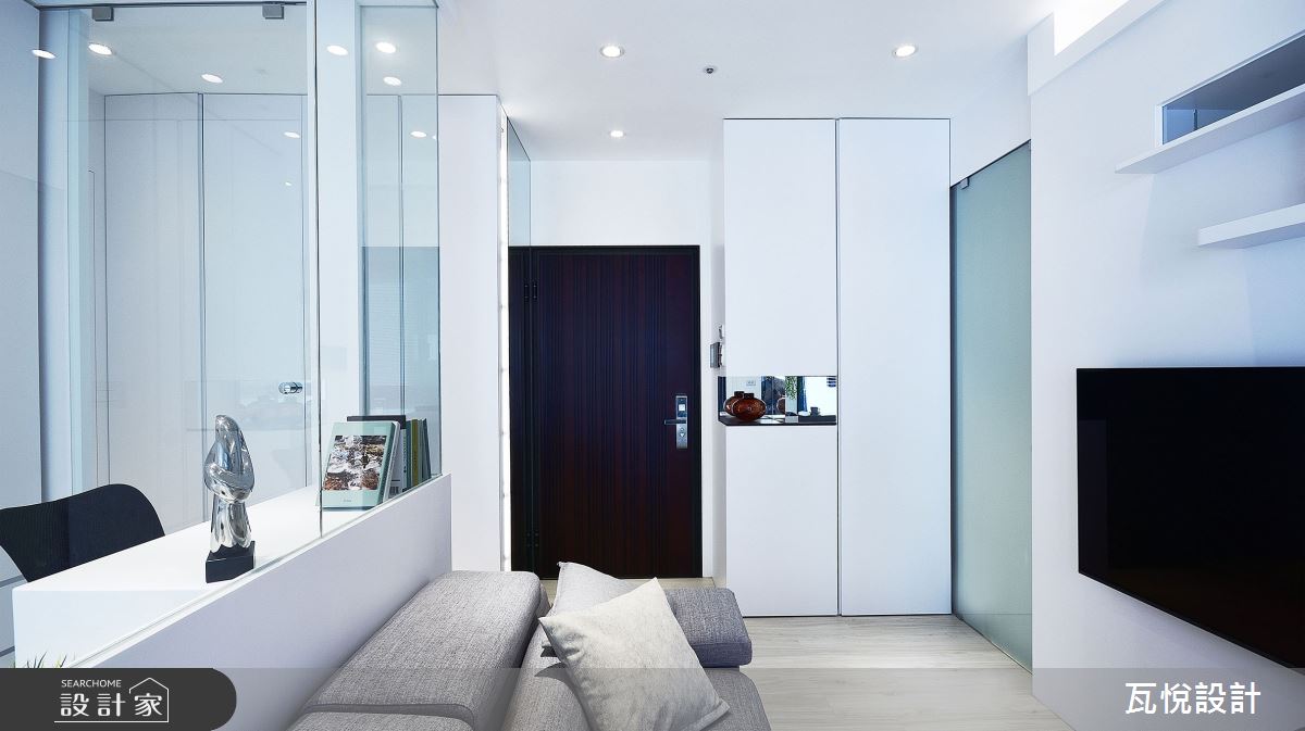 12坪新成屋(5年以下)＿現代風玄關客廳書房案例圖片＿瓦悅設計有限公司＿瓦悅_51之16