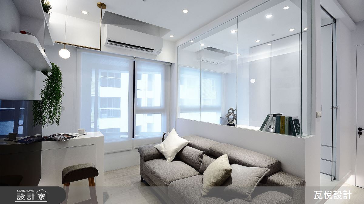 12坪新成屋(5年以下)＿現代風客廳餐廳吧檯中島案例圖片＿瓦悅設計有限公司＿瓦悅_51之21