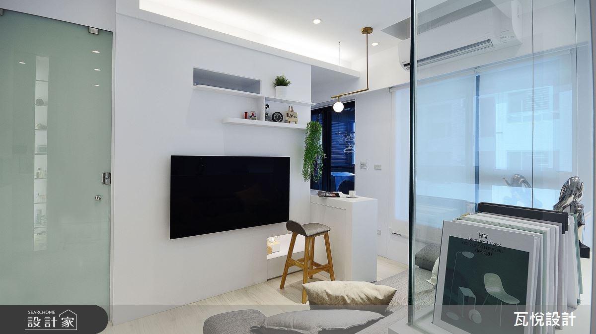 12坪新成屋(5年以下)＿現代風客廳餐廳吧檯中島案例圖片＿瓦悅設計有限公司＿瓦悅_51之24