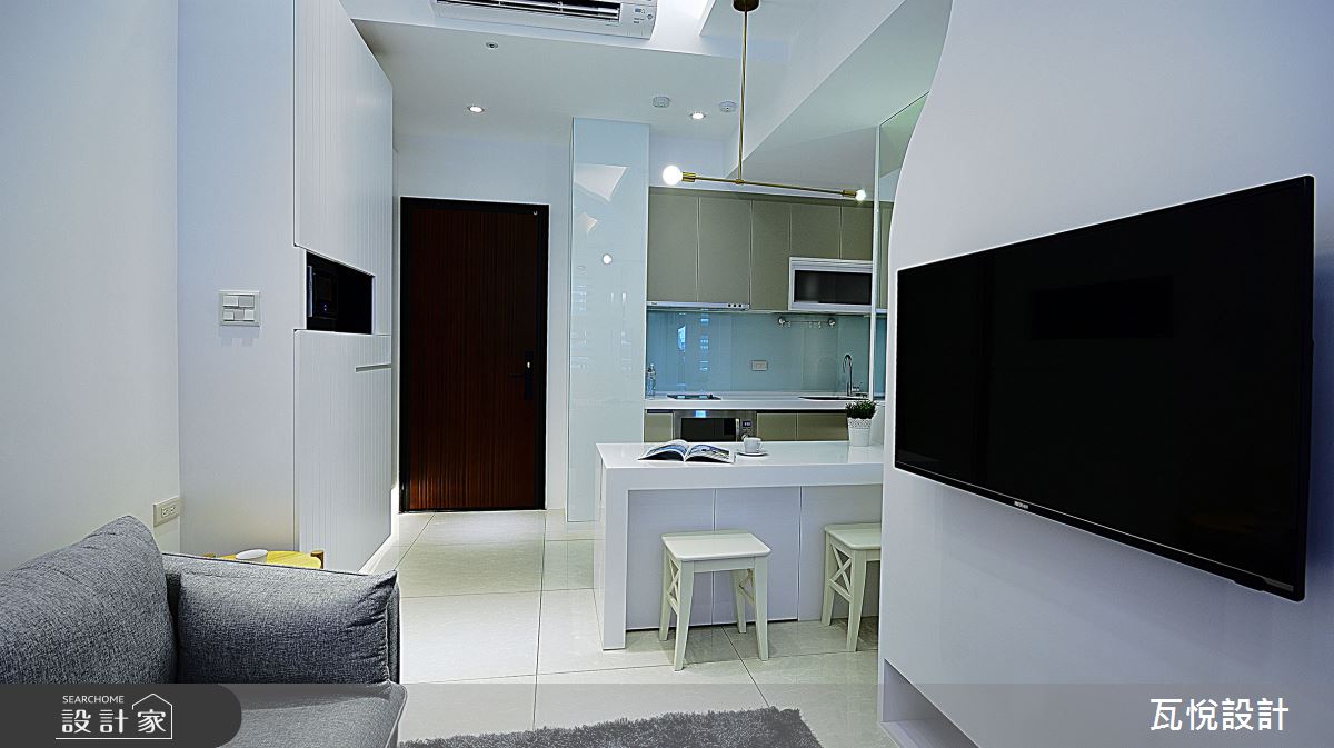 11坪新成屋(5年以下)＿現代風玄關客廳餐廳廚房案例圖片＿瓦悅設計有限公司＿瓦悅_53之14