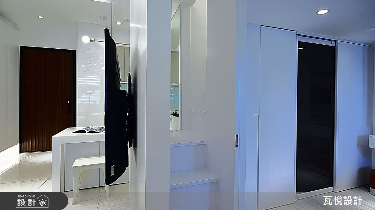 11坪新成屋(5年以下)＿現代風玄關客廳臥室樓梯案例圖片＿瓦悅設計有限公司＿瓦悅_53之21