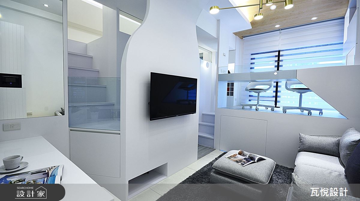 11坪新成屋(5年以下)＿現代風客廳餐廳書房案例圖片＿瓦悅設計有限公司＿瓦悅_53之19