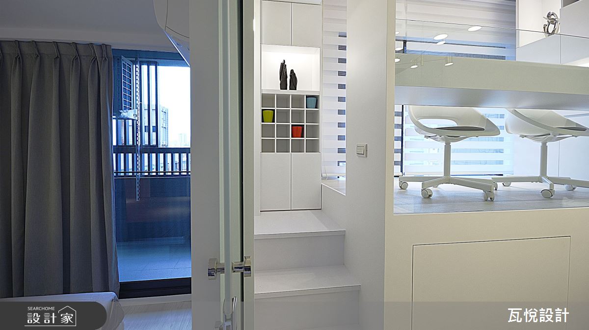 11坪新成屋(5年以下)＿現代風臥室書房樓梯案例圖片＿瓦悅設計有限公司＿瓦悅_53之30