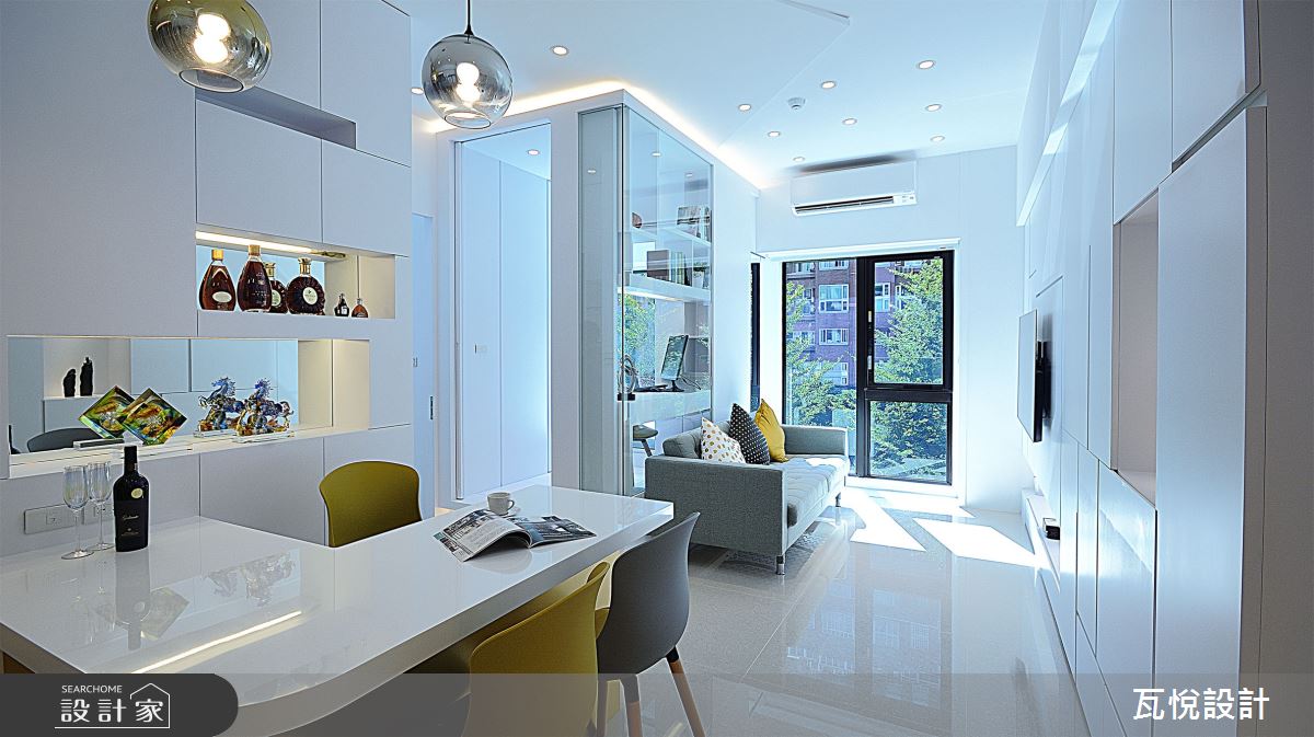 16坪預售屋＿現代風客廳餐廳案例圖片＿瓦悅設計有限公司＿瓦悅_54之2