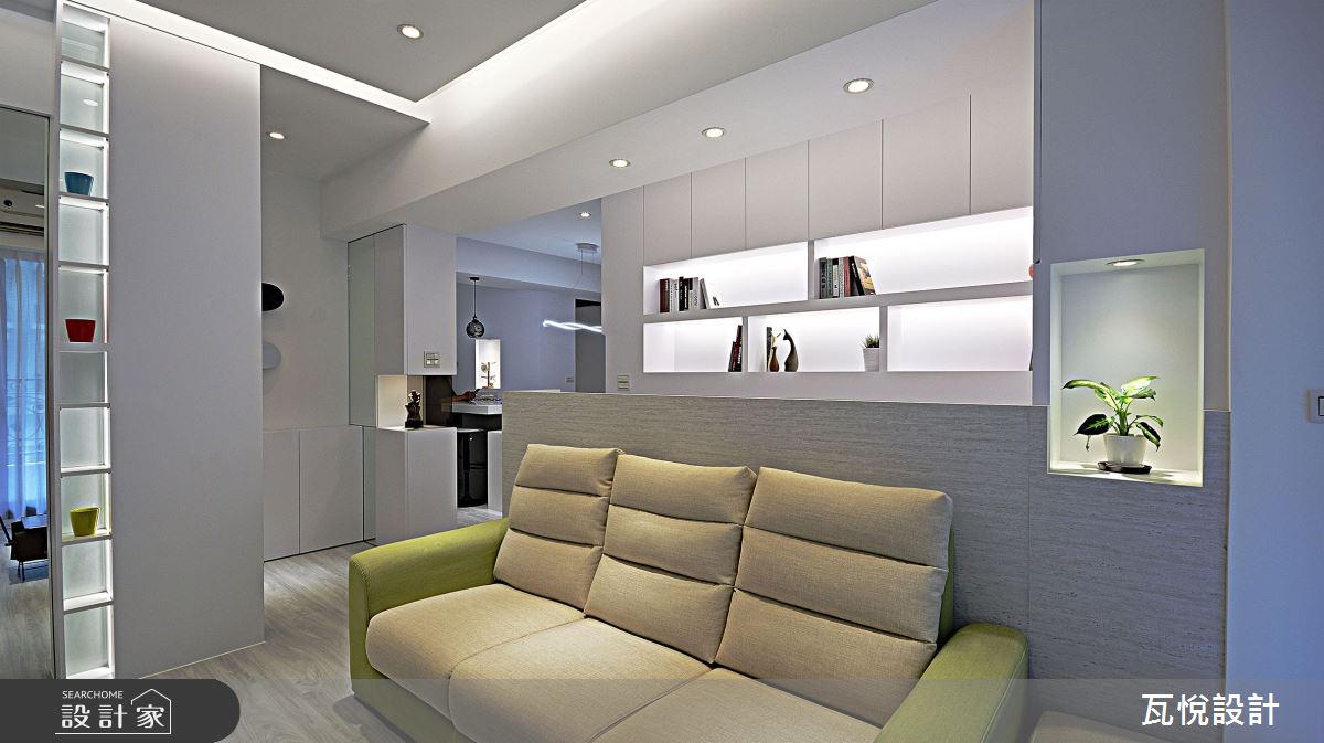 26坪新古屋(10年以下)＿現代風玄關客廳書房案例圖片＿瓦悅設計有限公司＿瓦悅_57之5