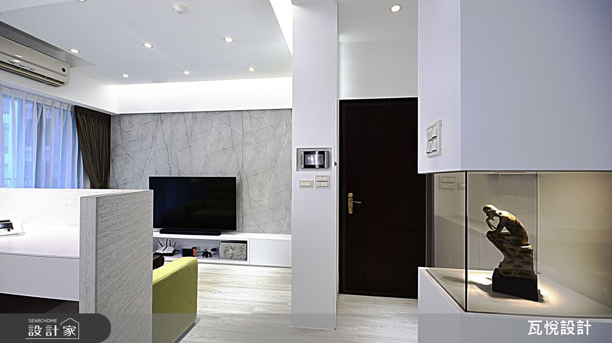 26坪新古屋(10年以下)＿現代風玄關客廳書房案例圖片＿瓦悅設計有限公司＿瓦悅_57之1