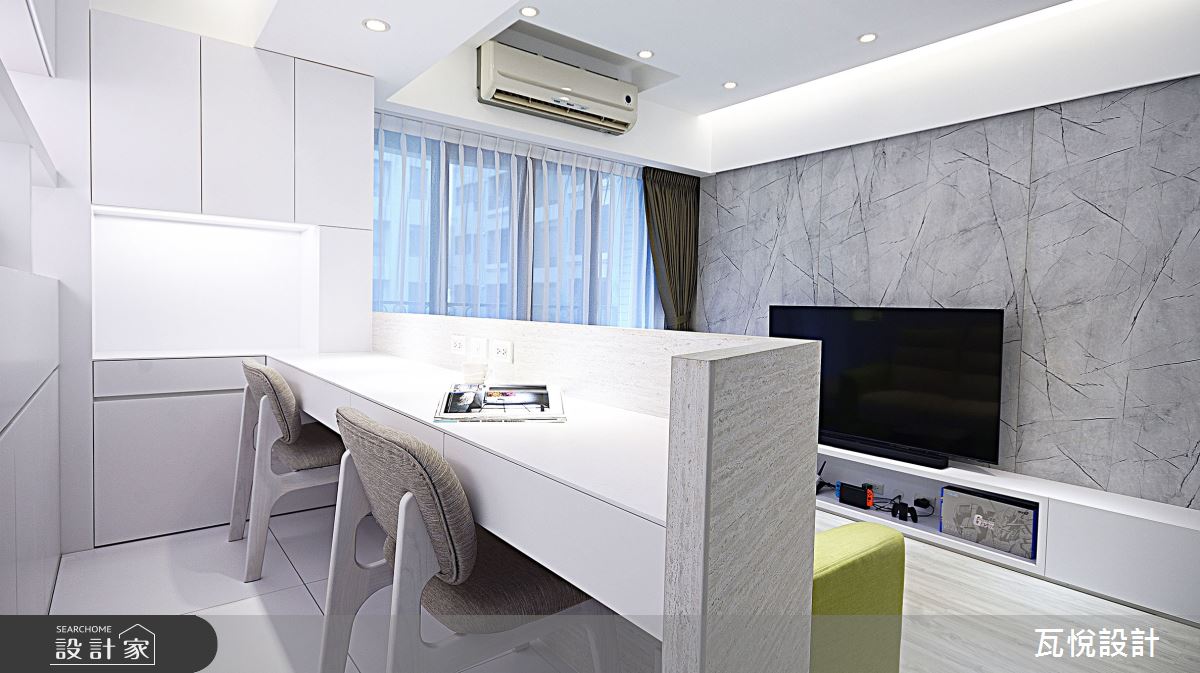 26坪新古屋(10年以下)＿現代風客廳書房案例圖片＿瓦悅設計有限公司＿瓦悅_57之9