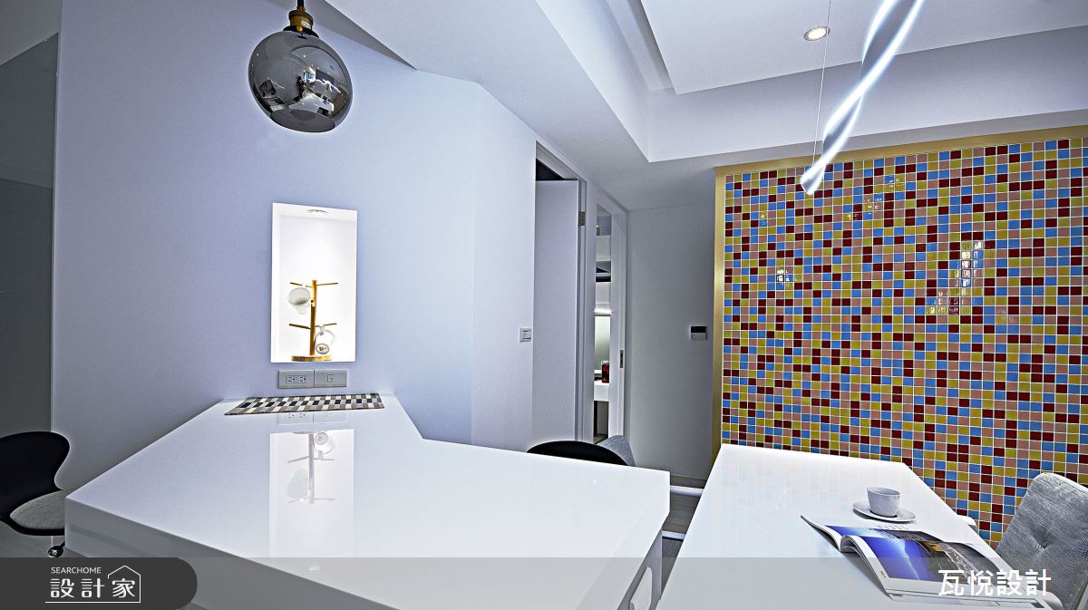 26坪新古屋(10年以下)＿現代風餐廳吧檯中島案例圖片＿瓦悅設計有限公司＿瓦悅_57之24