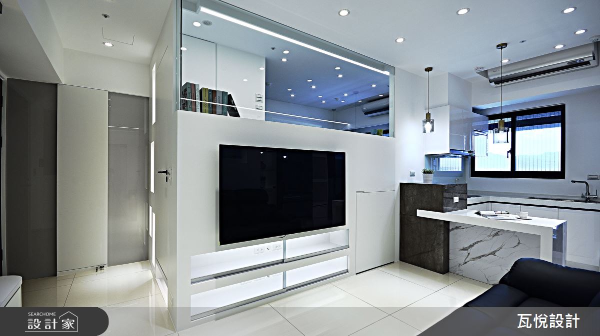 16坪新成屋(5年以下)＿現代風客廳餐廳廚房中島案例圖片＿瓦悅設計有限公司＿瓦悅_58之4