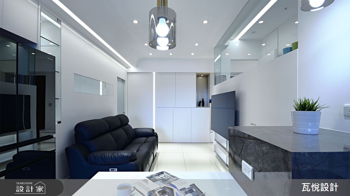 16坪新成屋(5年以下)＿現代風客廳餐廳中島案例圖片＿瓦悅設計有限公司＿瓦悅_58之14
