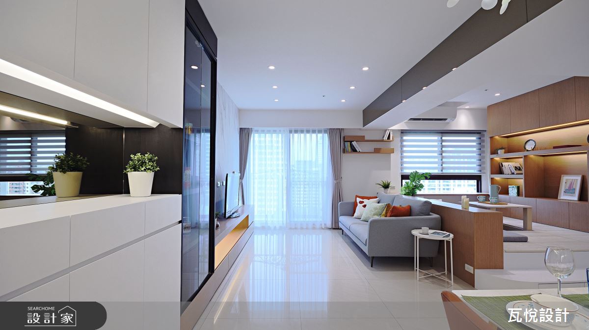 25坪新成屋(5年以下)＿現代風客廳餐廳書房和室案例圖片＿瓦悅設計有限公司＿瓦悅_60之7