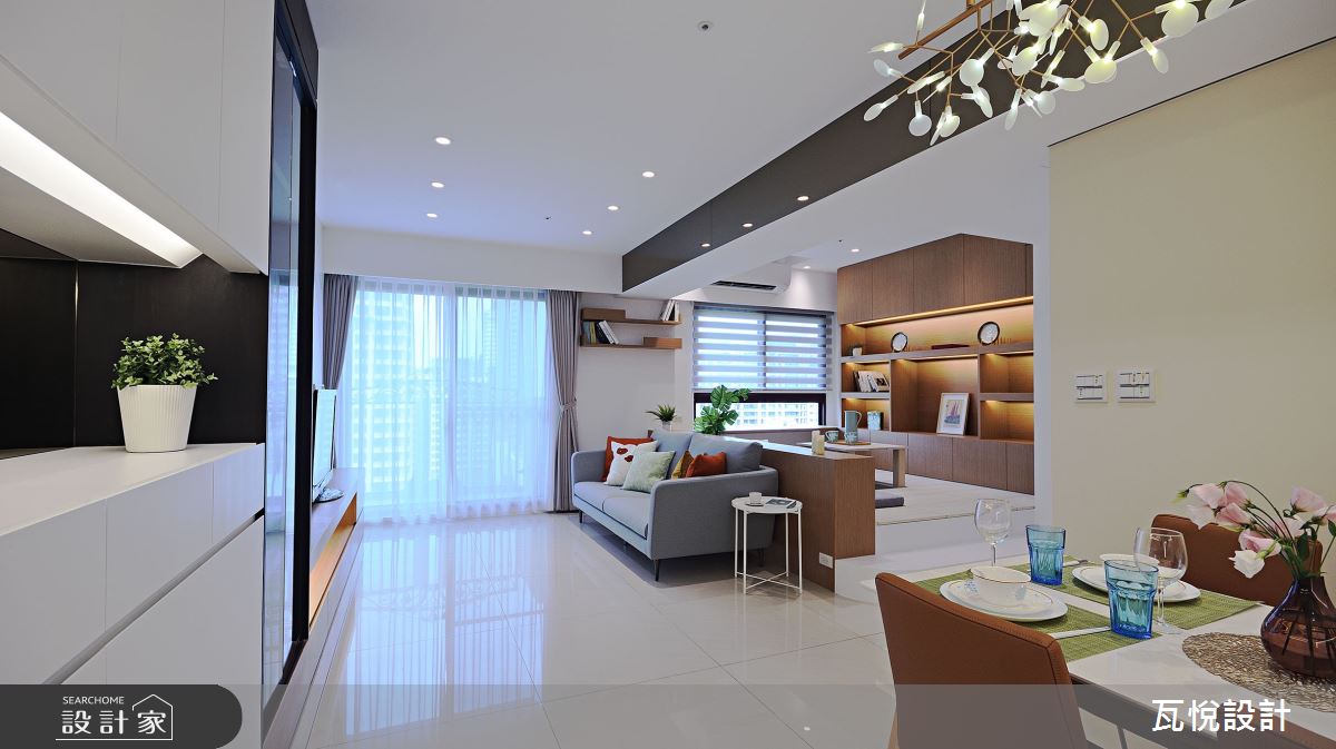 25坪新成屋(5年以下)＿現代風客廳餐廳書房和室案例圖片＿瓦悅設計有限公司＿瓦悅_60之8