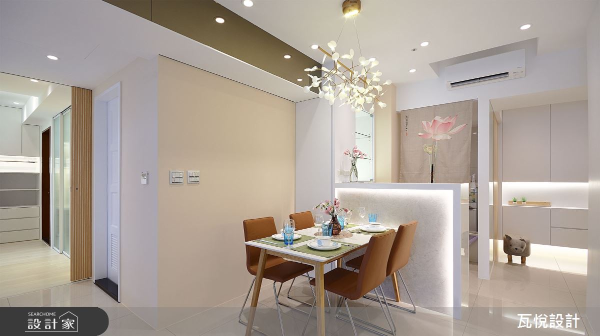 25坪新成屋(5年以下)＿現代風玄關餐廳吧檯案例圖片＿瓦悅設計有限公司＿瓦悅_60之5