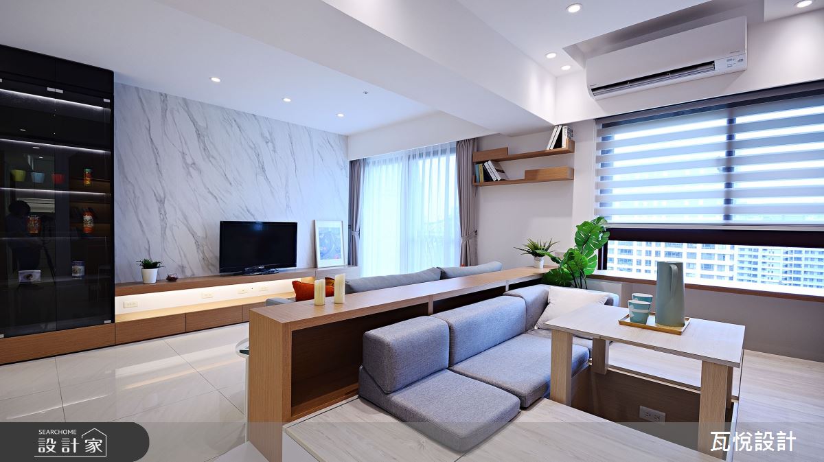 25坪新成屋(5年以下)＿現代風客廳書房和室案例圖片＿瓦悅設計有限公司＿瓦悅_60之15