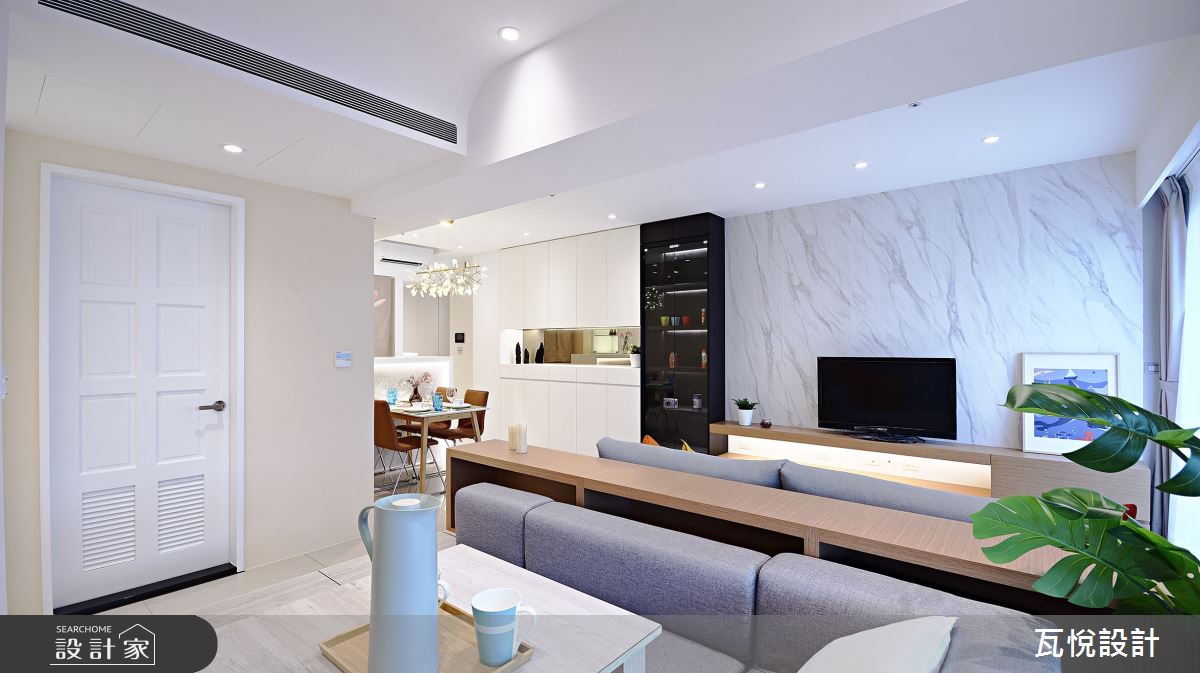 25坪新成屋(5年以下)＿現代風客廳書房和室案例圖片＿瓦悅設計有限公司＿瓦悅_60之18