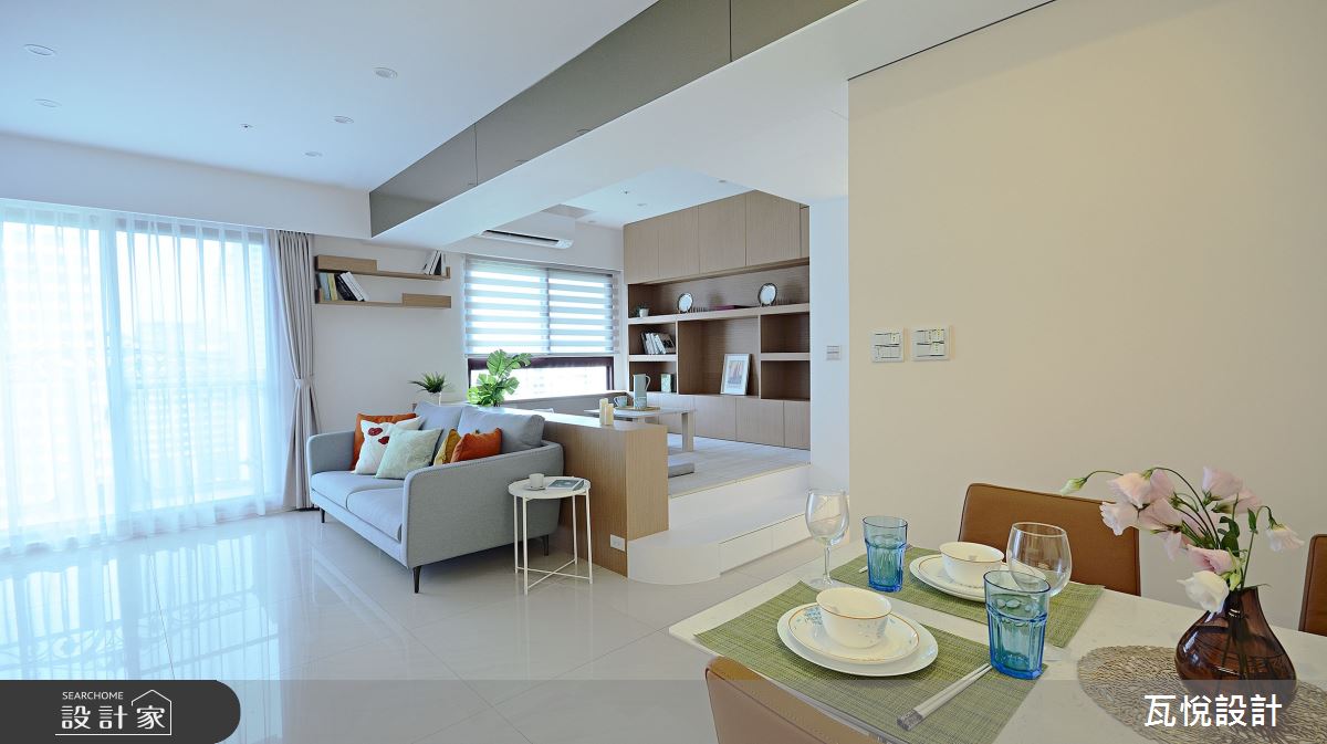 25坪新成屋(5年以下)＿現代風客廳餐廳書房和室案例圖片＿瓦悅設計有限公司＿瓦悅_60之21