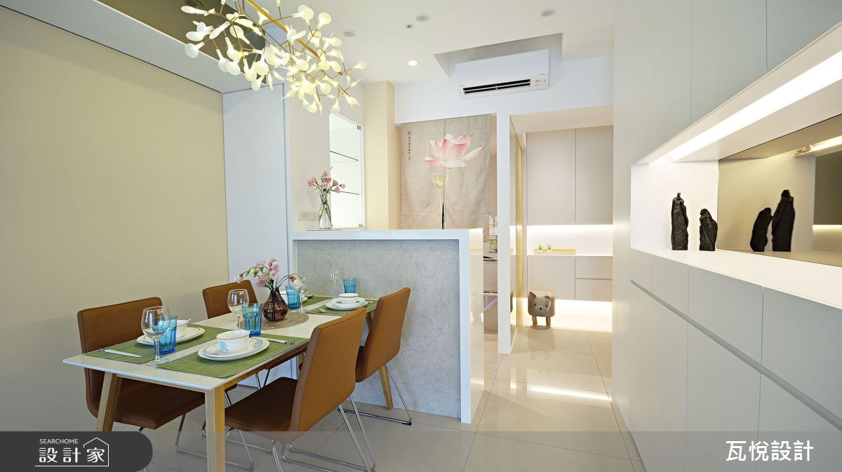25坪新成屋(5年以下)＿現代風玄關餐廳吧檯案例圖片＿瓦悅設計有限公司＿瓦悅_60之22