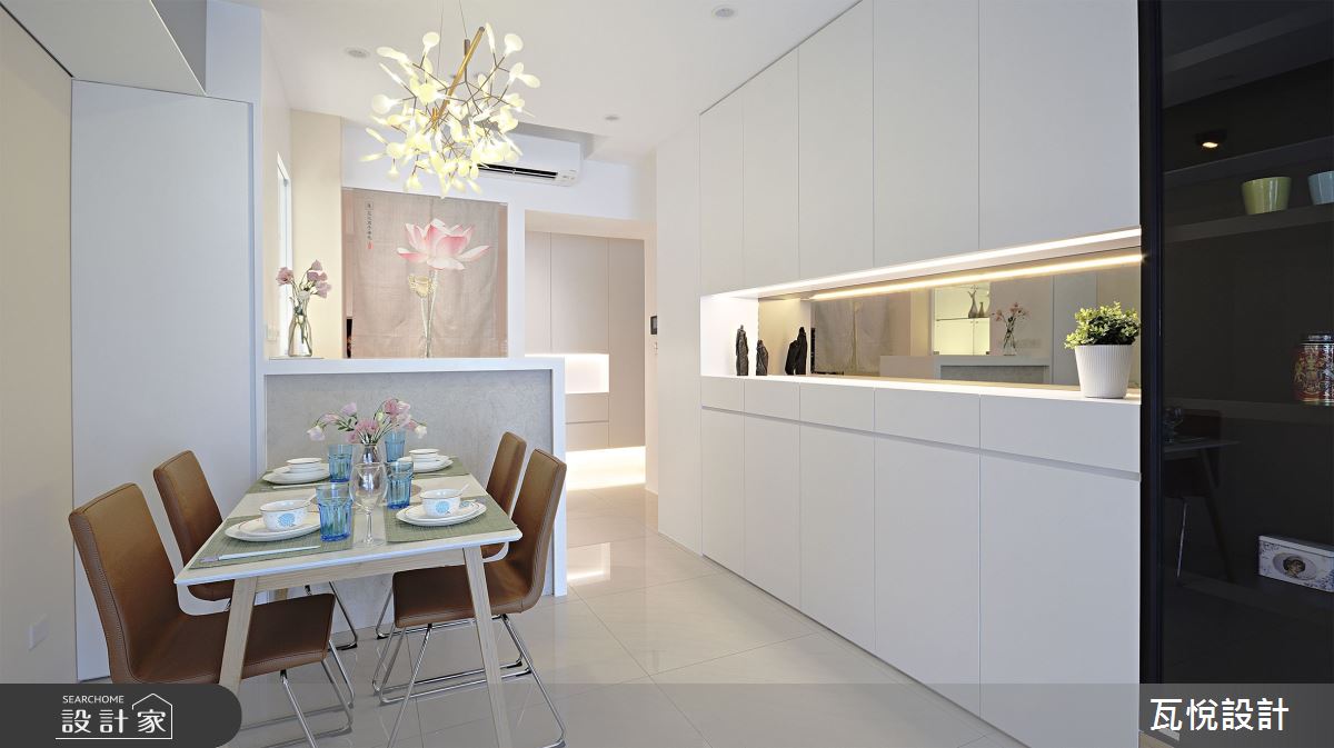 25坪新成屋(5年以下)＿現代風玄關餐廳吧檯案例圖片＿瓦悅設計有限公司＿瓦悅_60之23