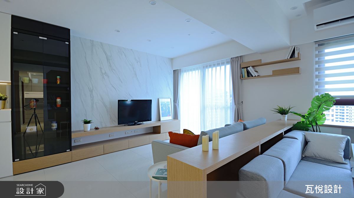 25坪新成屋(5年以下)＿現代風客廳書房和室案例圖片＿瓦悅設計有限公司＿瓦悅_60之26