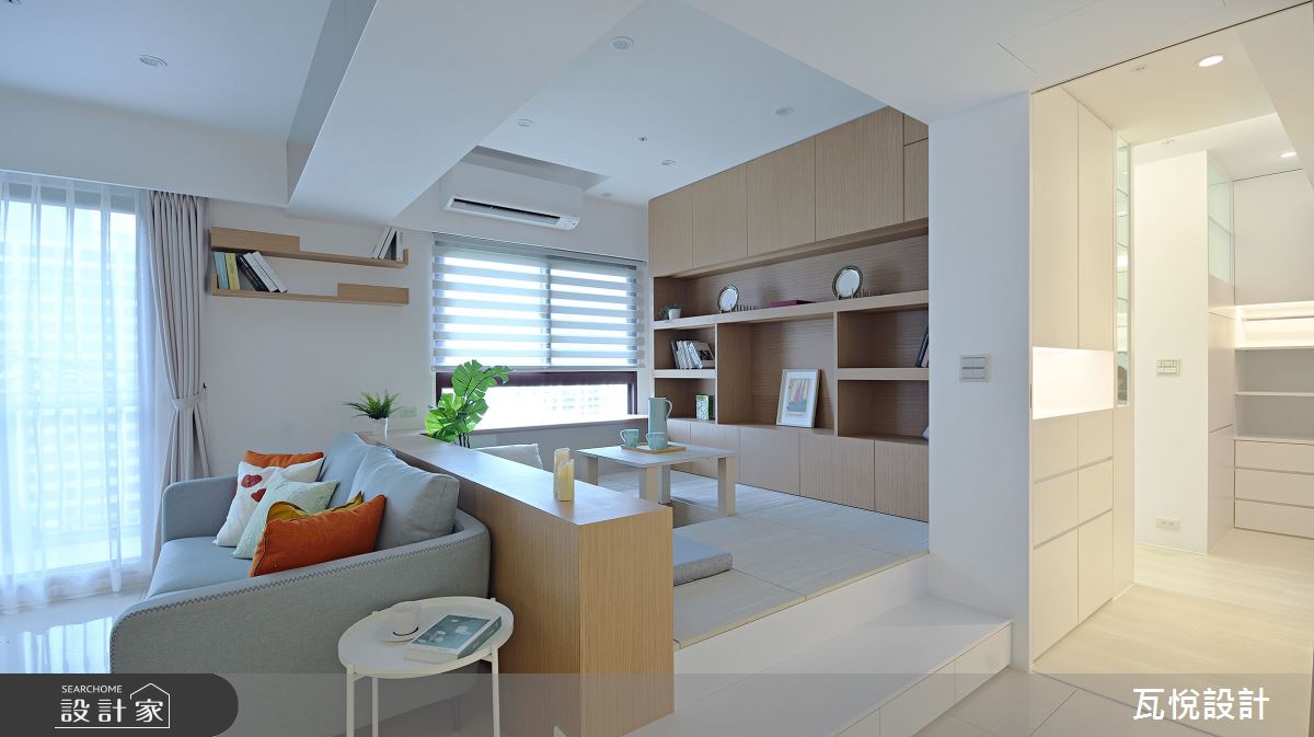 25坪新成屋(5年以下)＿現代風客廳書房和室案例圖片＿瓦悅設計有限公司＿瓦悅_60之27