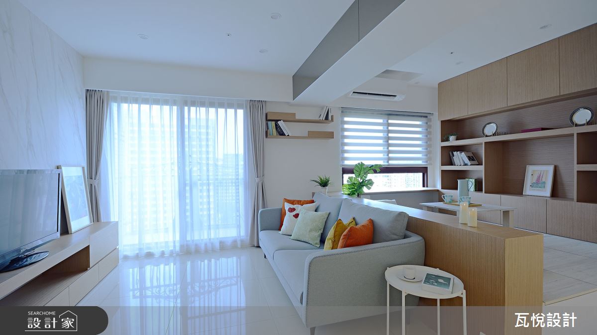 25坪新成屋(5年以下)＿現代風客廳書房和室案例圖片＿瓦悅設計有限公司＿瓦悅_60之25