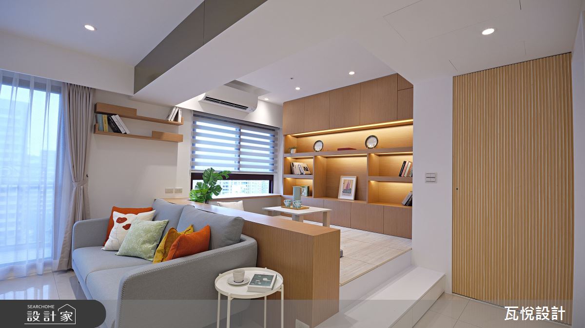 25坪新成屋(5年以下)＿現代風客廳書房和室案例圖片＿瓦悅設計有限公司＿瓦悅_60之33