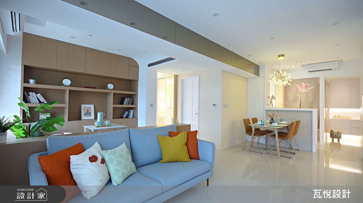 25坪新成屋(5年以下)＿現代風客廳餐廳吧檯書房和室案例圖片＿瓦悅設計有限公司＿瓦悅_60之28