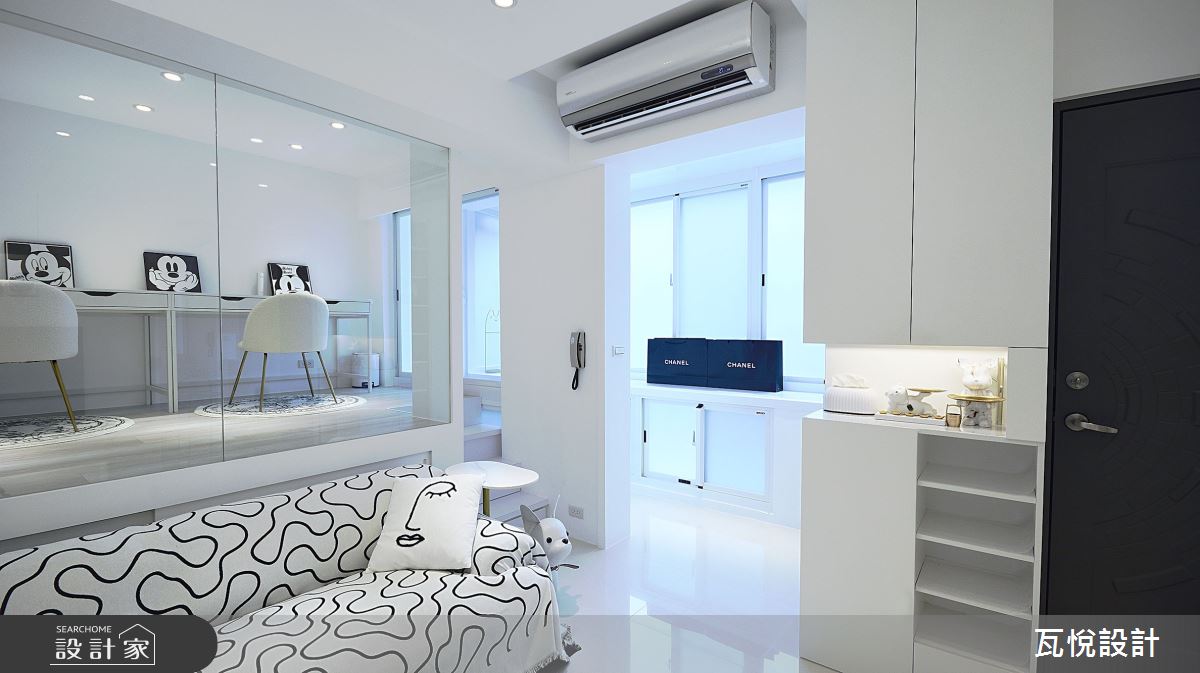 27坪老屋(41~50年)＿現代風玄關客廳案例圖片＿瓦悅設計有限公司＿瓦悅_61之9