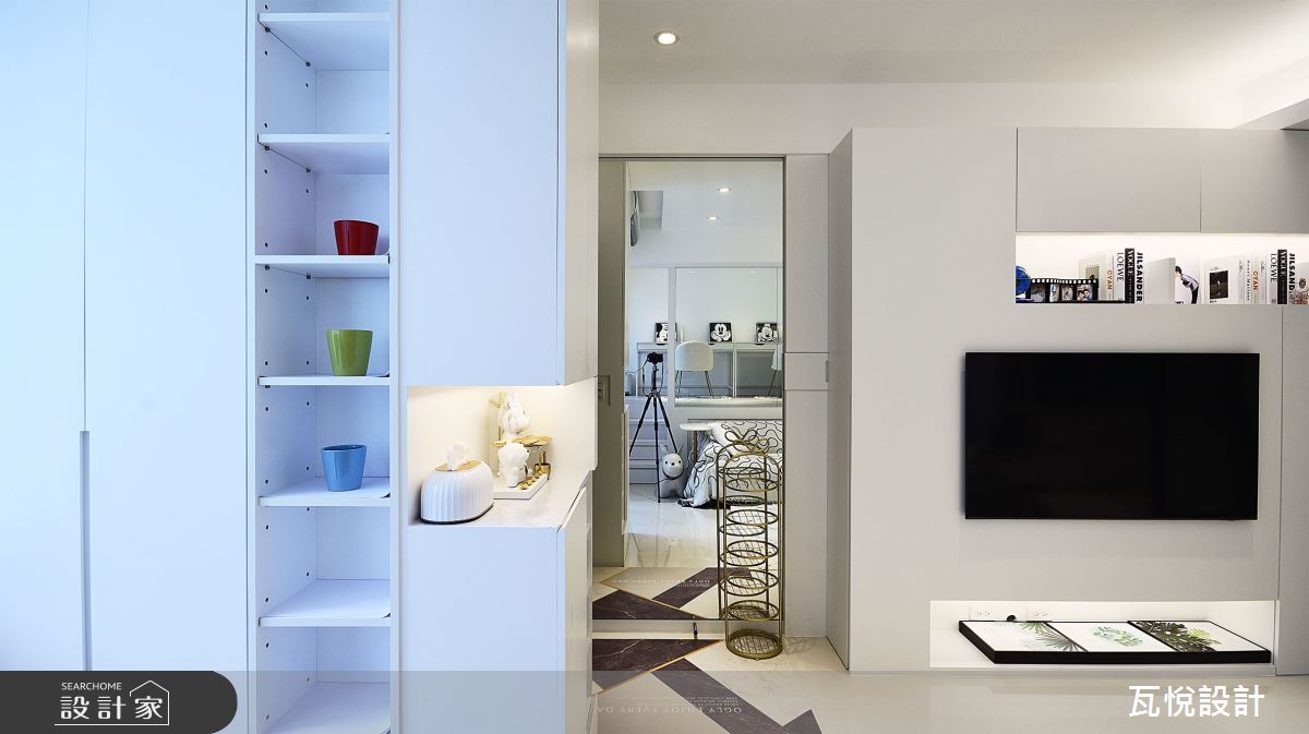 27坪老屋(41~50年)＿現代風玄關客廳案例圖片＿瓦悅設計有限公司＿瓦悅_61之3
