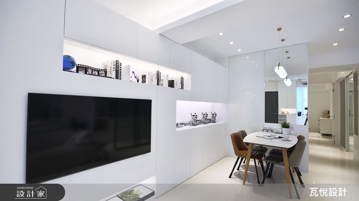 27坪老屋(41~50年)＿現代風客廳餐廳案例圖片＿瓦悅設計有限公司＿瓦悅_61之23