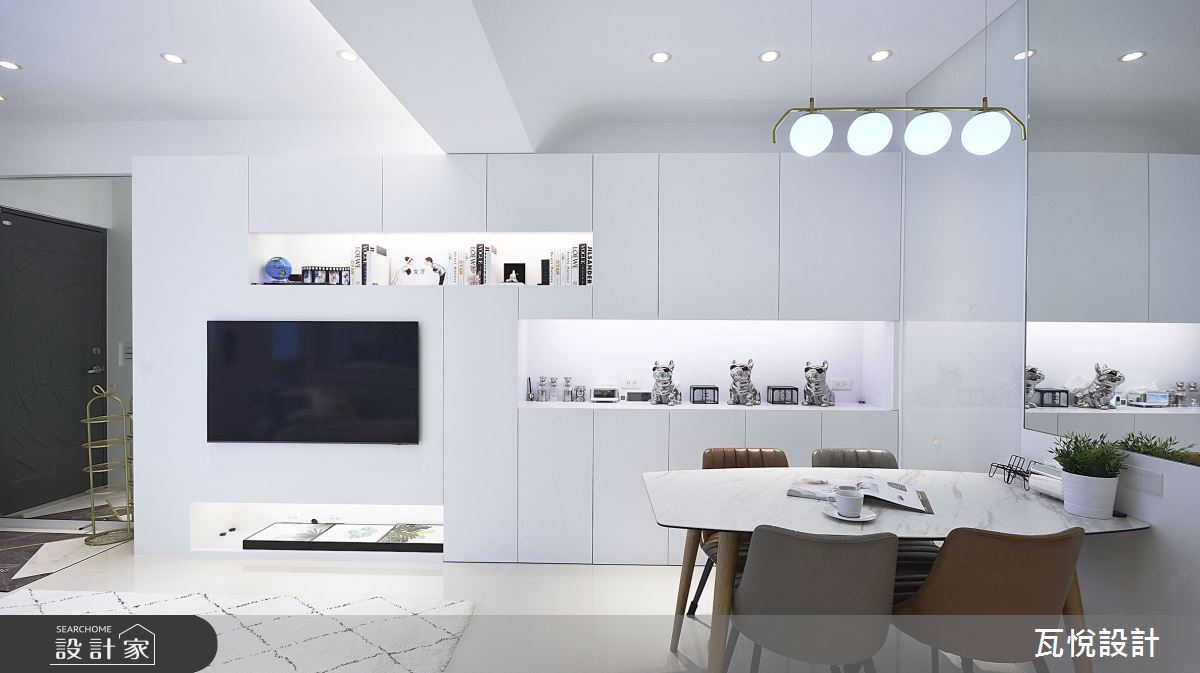27坪老屋(41~50年)＿現代風玄關客廳餐廳案例圖片＿瓦悅設計有限公司＿瓦悅_61之21
