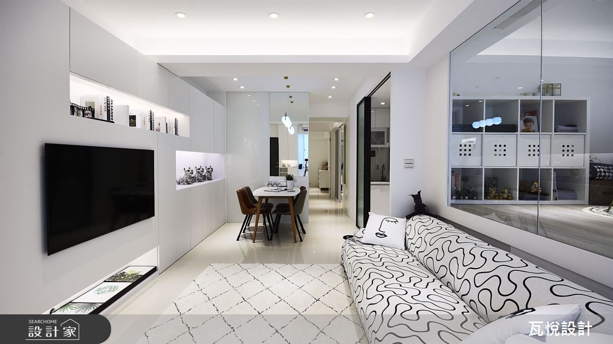 27坪老屋(41~50年)＿現代風客廳餐廳案例圖片＿瓦悅設計有限公司＿瓦悅_61之25