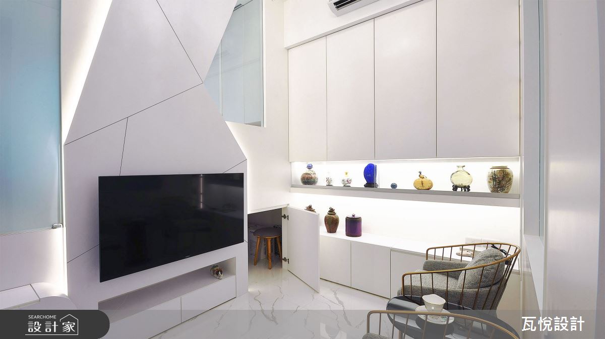 8坪老屋(16~30年)＿現代風客廳儲藏室案例圖片＿瓦悅設計有限公司＿瓦悅_62之13