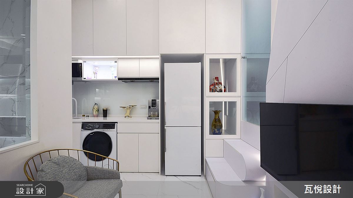 8坪老屋(16~30年)＿現代風客廳廚房樓梯案例圖片＿瓦悅設計有限公司＿瓦悅_62之10