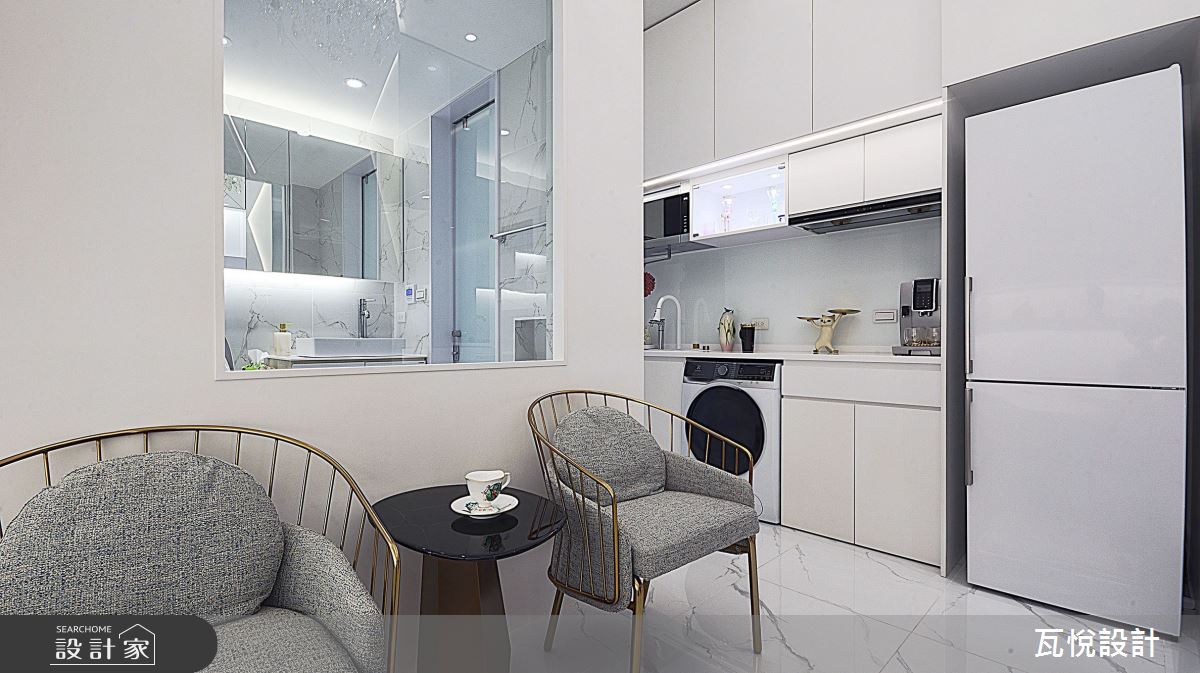 8坪老屋(16~30年)＿現代風客廳廚房案例圖片＿瓦悅設計有限公司＿瓦悅_62之20