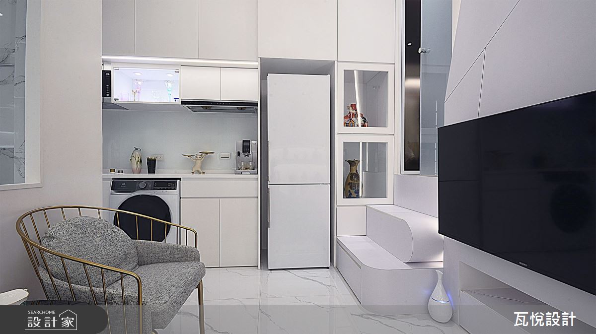 8坪老屋(16~30年)＿現代風客廳廚房樓梯案例圖片＿瓦悅設計有限公司＿瓦悅_62之21